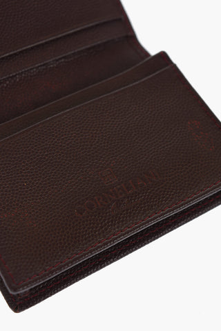 Grain de Poudre Leather Bifold Card Holder