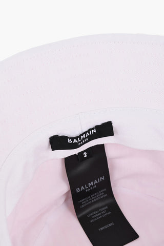 Embroidered Monogram Bucket Hat