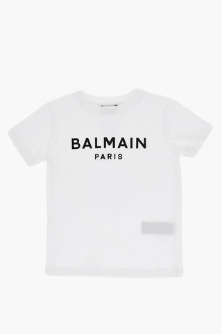 Crewneck T-shirt with Logo Print