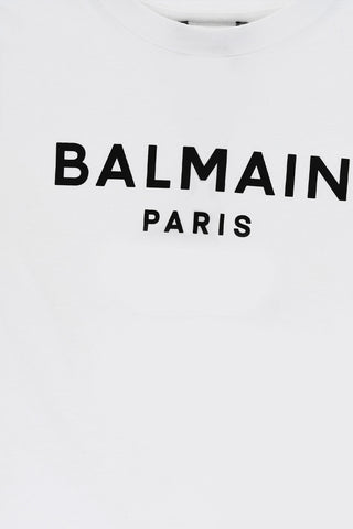 Crewneck T-shirt with Logo Print