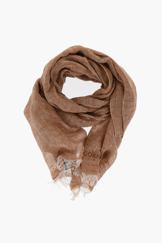 Fringed Linen Scarf