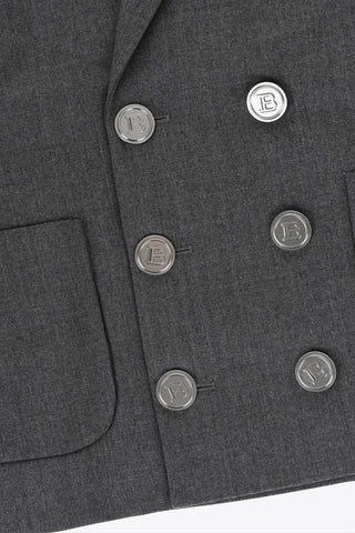 Blazer Doppiopetto con Rever a Lancia
