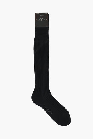 Ribbed Solid Color Long Socks