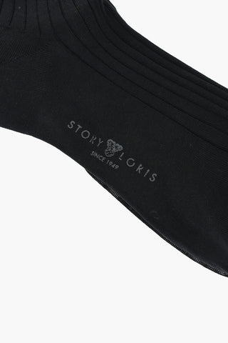 Ribbed Solid Color Long Socks