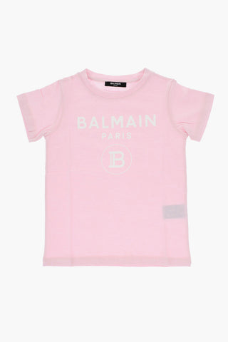 T-Shirt Girocollo con Stampa Logo