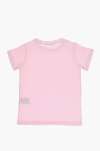 T-Shirt Girocollo con Stampa Logo