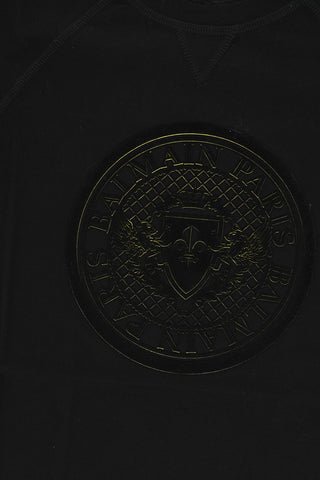 Short Sleeved T-shirt With Velvet Logo
