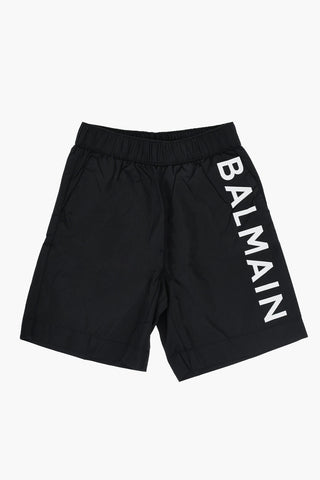 Costume Boxer con Logo a Contrasto
