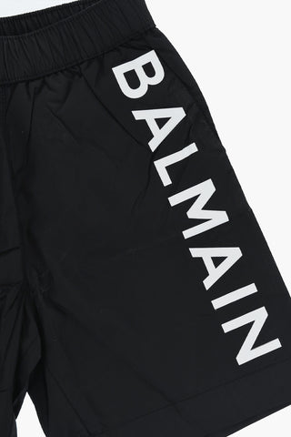 Costume Boxer con Logo a Contrasto