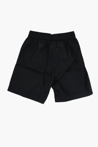 Costume Boxer con Logo a Contrasto
