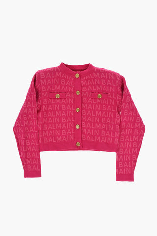Cardigan Logato con Imbottiture Rimovibili