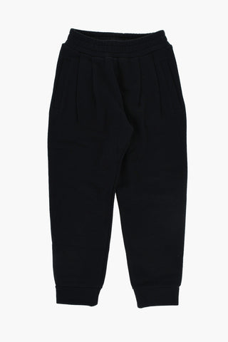 Joggers Felpati con Pinces Frontali