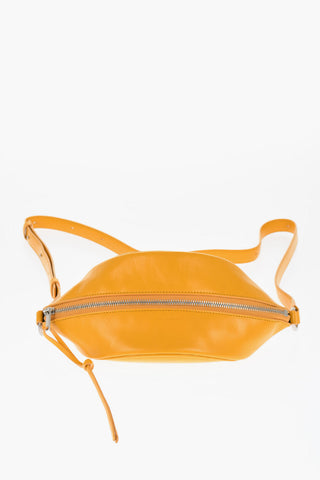 Leather TACO Crossbody Bag with Zip Closure
