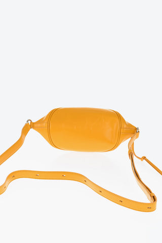 Leather TACO Crossbody Bag with Zip Closure