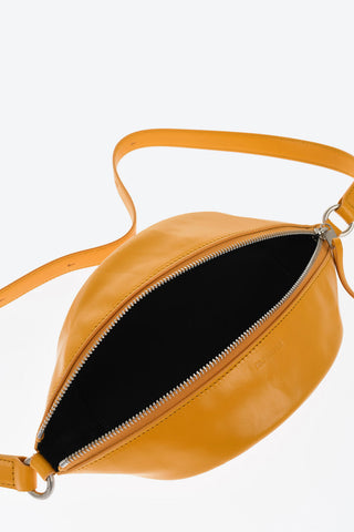 Leather TACO Crossbody Bag with Zip Closure