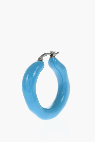 Orecchini a Cerchio in Ottone Smaltato