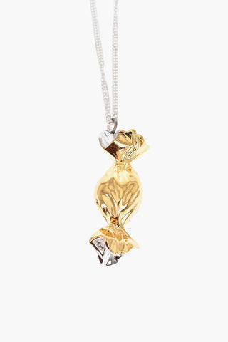 Brass CANDY Necklace with Pendant