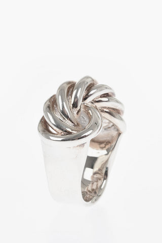 Brass Ring with Knot Design