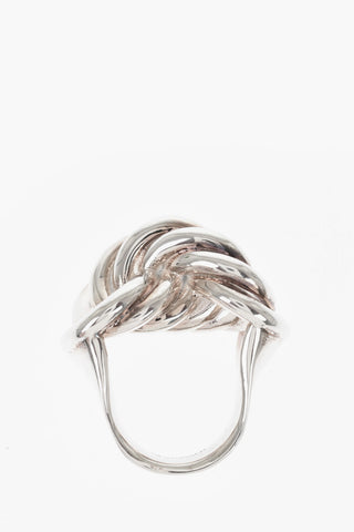 Brass Ring with Knot Design