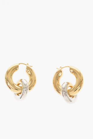 Orecchini a Cerchio EMBRACE in Ottone con Pendente