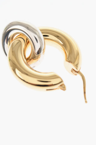 Orecchini a Cerchio EMBRACE in Ottone con Pendente