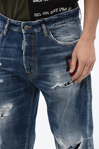 Jeans BRO in Denim Distressed