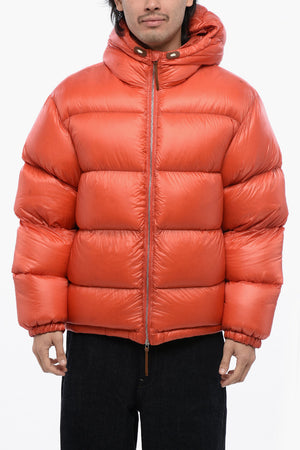 Gesteppte Daunenjacke mit Kapuze