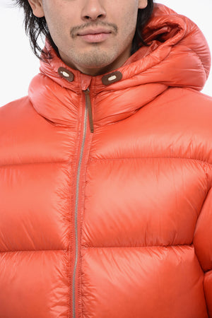 Gesteppte Daunenjacke mit Kapuze