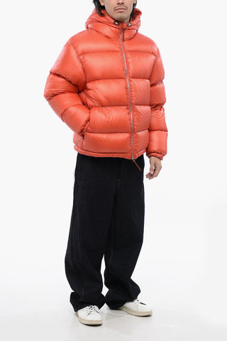 Gesteppte Daunenjacke mit Kapuze