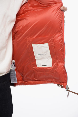 Gesteppte Daunenjacke mit Kapuze