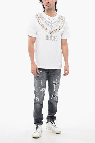 Regular Fit SHINAZU T-shirt With Necklace Print