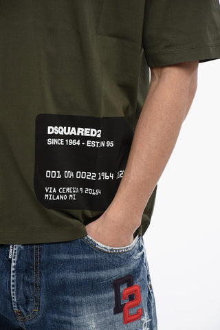 Loose Fit T-Shirt mit Logo-Print