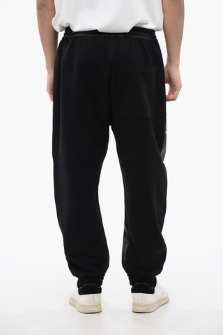 Pantaloni Track HYBRID SWAG in Eco-pelle e Jersey