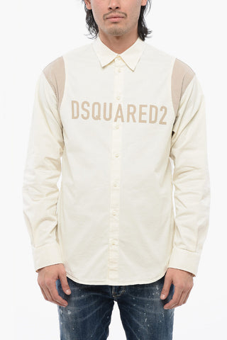 Bicolor-Hemd VARSITY mit Logo-Print