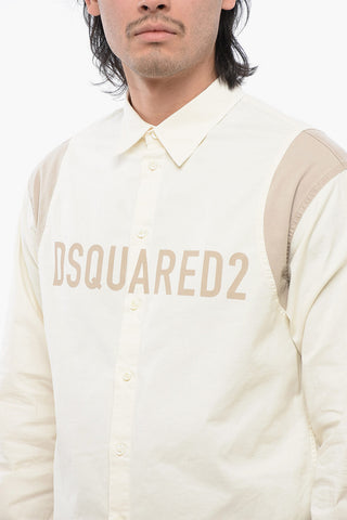 Bicolor-Hemd VARSITY mit Logo-Print