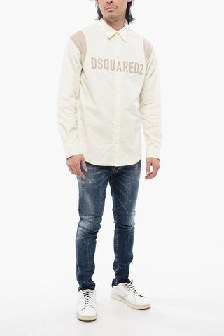 Bicolor-Hemd VARSITY mit Logo-Print
