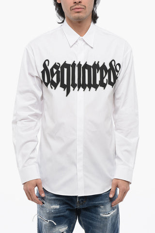 Camicia GOTHIC Stampata con Abbottonatura Nascosta