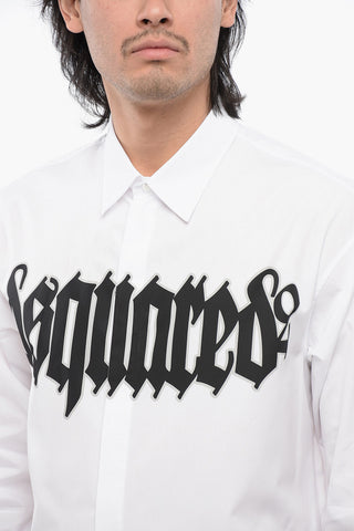 Camicia GOTHIC Stampata con Abbottonatura Nascosta