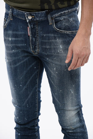 Jeans Super Twinky Fit con Tasche Posteriori ad Aletta 14cm