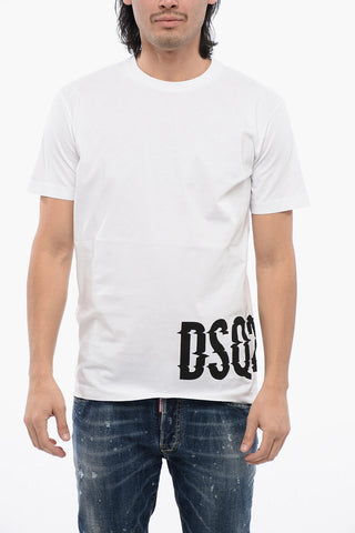 T-Shirt Cool Fit in Cotone con Logo Stampato