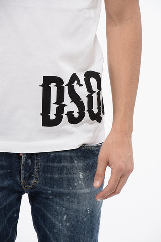 T-Shirt Cool Fit in Cotone con Logo Stampato