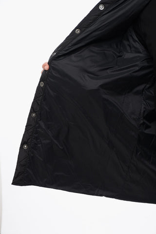 Steppjacke mit gefütterter Kapuze