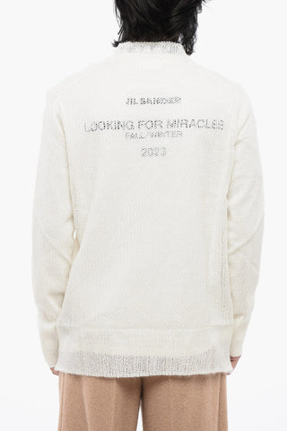Double-Fabric Crewneck Sweater