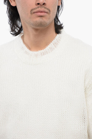 Double-Fabric Crewneck Sweater
