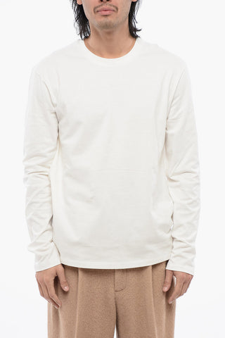 Double-Fabric Crewneck Sweater