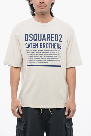 Loose Fit T-Shirt mit Lettering