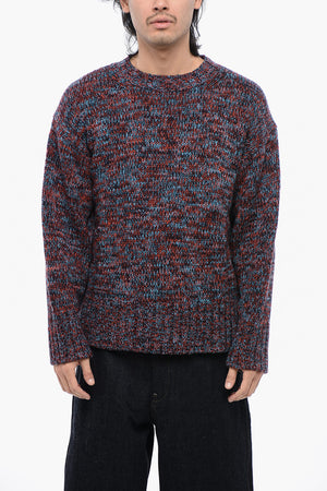 Melange Wool Sweater CHUNKY Crewneck