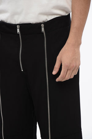 High-Waist Trousers With Zip