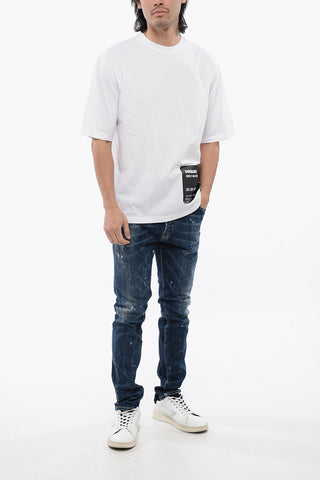 T-Shirt Loose Fit CARD in Cotone