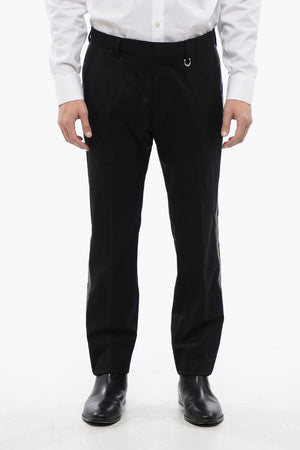 Pantaloni In Lana AKULIN Con Banda Laterlate In Strass
